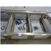 Image 2 : S/S 3-Comp 8' Sink - New