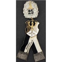 1943 GERMAN 25 YEAR VETERAN MEDAL & PROVENANCE