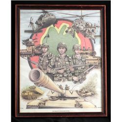 Framed Iraqi Freedom Picture