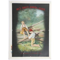 Vintage Paul Jones Pure Gin Advertising Poster Print Ad