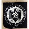 Image 2 : ORIGINAL NAZI 1944 SPORTS EAGLE SWASTIKA UNIFORM PATCH