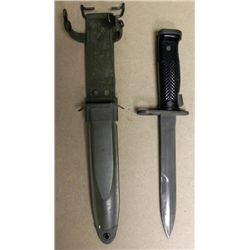 USM5 KOREAN WAR BAYONET/KNIFE AND USM8A1 SCABBARD