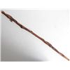 Image 2 : ANTIQUE WESTERN DIAMOND WILLOW CARVED WOOD CANE