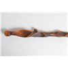 Image 3 : ANTIQUE WESTERN DIAMOND WILLOW CARVED WOOD CANE