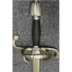 VINTAGE ITALIAN RAPIER SWORD-38 1/2"-ORNATE HAND-GUARD
