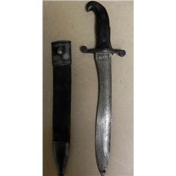 RARE 1907 SPANISH ARTILLERY BOLO KNIFE WITH SCABBARD