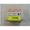 Image 2 : 1991 A & AA FACTORY SET FRANK THOMAS ROOKIE