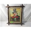 Image 1 : B.BRADBURY CLOWN PAINTING FRAMED