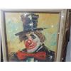 Image 2 : B.BRADBURY CLOWN PAINTING FRAMED