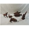 Image 1 : LOT 5 RED MILL CO PECAN SCULPTURES