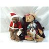 Image 1 : LOT 2 CHRISTMAS COTTAGE COLLECTIBLE BEARS