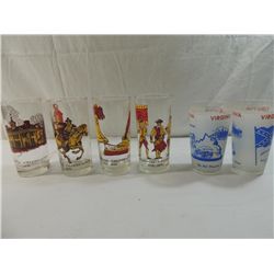 LOT 6 VINTAGE BICENTENNIAL GLASSES