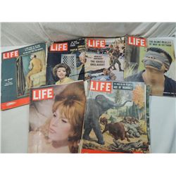 LOT 7 VINTAGE 1960s LIFE MAGAZINES