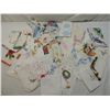Image 1 : BOX LOT ASSORTED VINTAGE HANKIES