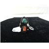Image 1 : VINTAGE STERLING RING CORAL & TURQUOISE