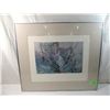 Image 1 : LEAF PRINT MATTED AND FRAMED