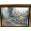 Image 2 : BEAUTIFUL COTTAGE BY STREAM PRINT FRAMED