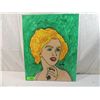 Image 1 : ORIGINAL SIGNED PAINTING OF MARLYN MONROE