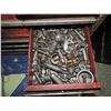 Image 8 : LARGE CRAFTSMAN LOCKING TOOL BOX FULL MISC TOOLS
