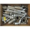 Image 2 : BOX LOT ASSORTED SOCKETS RATCHETS EXTENTIONS