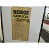 Image 4 : VINTAGE NORGE REFRIGERATOR GOLD SEAL