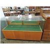 Image 2 : GLASS & WOOD DISPLAY CABINET