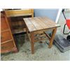 Image 3 : WOODEN SIDE TABLE INDOOR/OUTDOOR TABLE