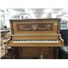 Image 1 : ANTIQUE SCHUMANN #10591 QTR SAW OAK UPRIGHT PIANO