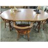 Image 4 : VINTAGE AMERICAN COUNTRY DINING TABLE & CHAIRS