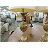 Image 2 : PAIR LARGE BRASS TABLE LAMPS