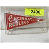 Image 1 : SMALL VINTAGE CINCINNATI REDLEGS PENNANT