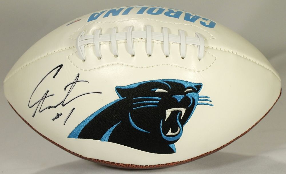 cam newton signed football