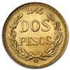 Image 2 : 1945 Mexican Gold Dos Pesos AGW .0482