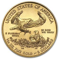 2014 1/10 oz Gold American Eagle Brilliant Uncirculated