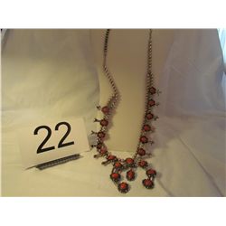 Navanjo Squash Blossom Necklace