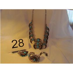 Navajo Squash Blossom Set