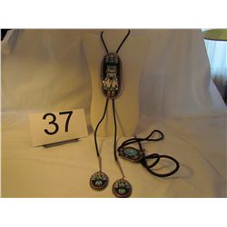 Zuni Bolo Ties