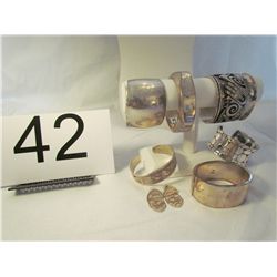 Assortment of Sterling Bracelets