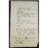 Image 1 : MICHAEL JACKSON HANDWRITTEN VIDEO OUTLINE