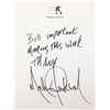 Image 1 : MICHAEL JACKSON SIGNED AND INSCRIBED NOTE TO BOB JONES