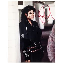 MICHAEL JACKSON SIGNED BAD PHOTO