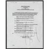 Image 1 : MICHAEL JACKSON SIGNED FAXED PAGE