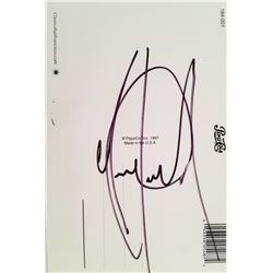 MICHAEL JACKSON SIGNED POST CARD