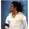 Image 3 : MICHAEL JACKSONS PERSONAL WHITE SHIRT WITH SINGLE BLACK BAND ON RIGHT ARM