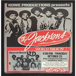 JACKSONS 1979 WORLD TOUR CONCERT POSTER