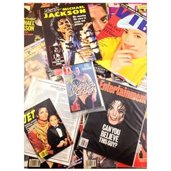 LARGE ASSORTMENT OF OVER 50 MICHAEL JACKSON RELATED MAGAZINES AND PUBLICATIONS