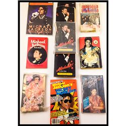 MICHAEL JACKSON ASSORTMENT OF ELEVEN BOOKS