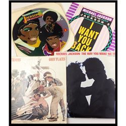 MICHAEL JACKSON ASSORTMENT OF FOUR RECORDS