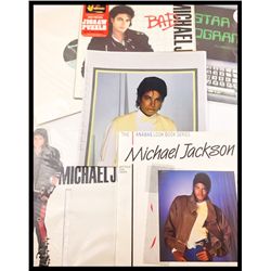 MICHAEL JACKSON ASSORTMENT OF MEMORABILIA SIX PIECES