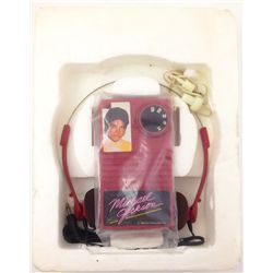 MICHAEL JACKSON HANDHELD RADIO AND HEADSET